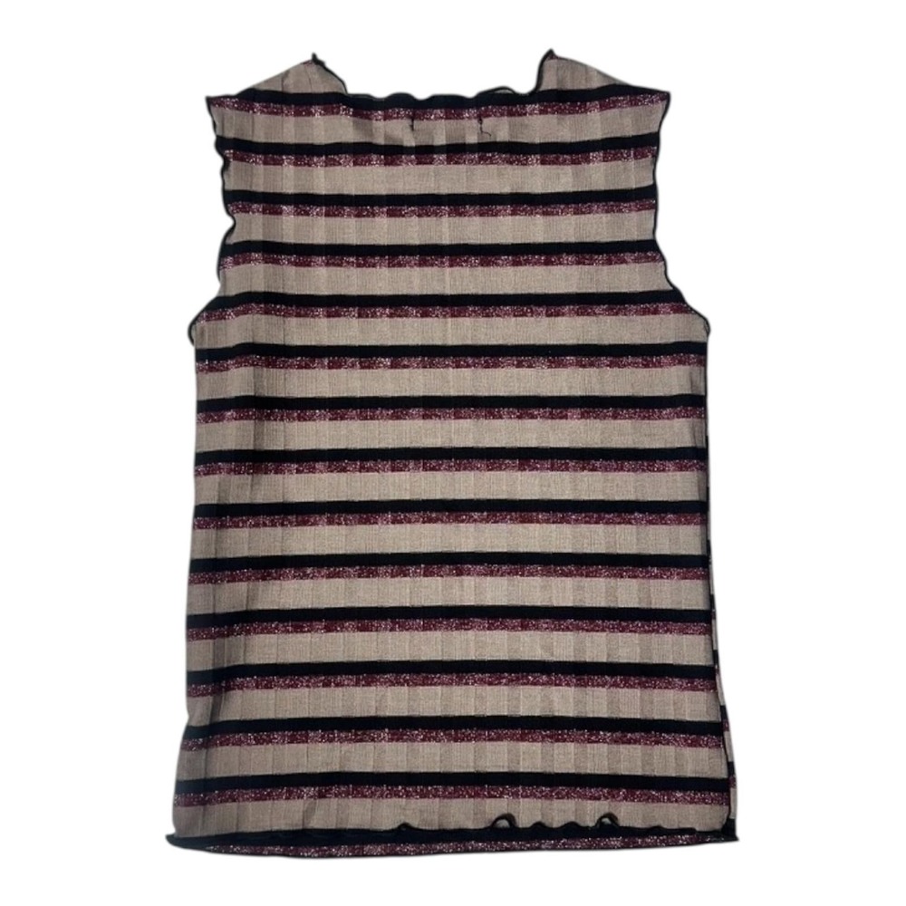 NWT Poof Striped Muscle Tank Size Large - Picture 9 of 13